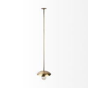 Hammered Gold Metal Hanging Pendant Light-Pendants-Hanging Lights-DECOROLALA
