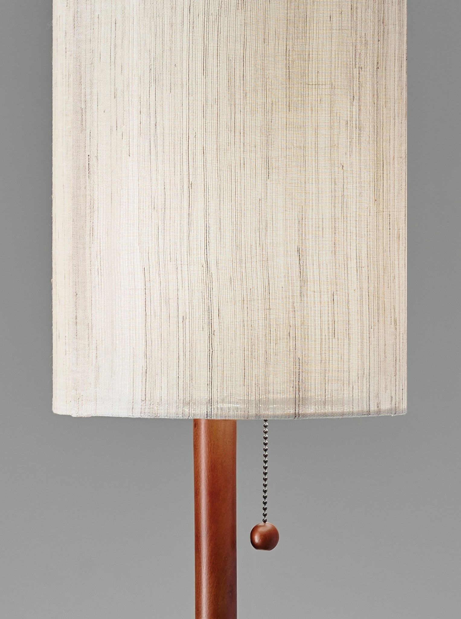 Hamptons Table Lamp - Walnut Eucalyptus Wood Shade-Lighting-DECOROLALA
