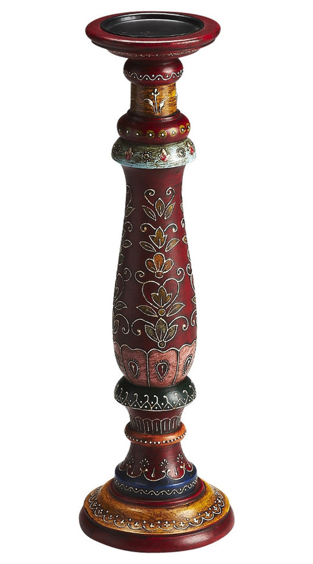 Hand Painted Candle Holder-Candle Holders-DECOROLALA