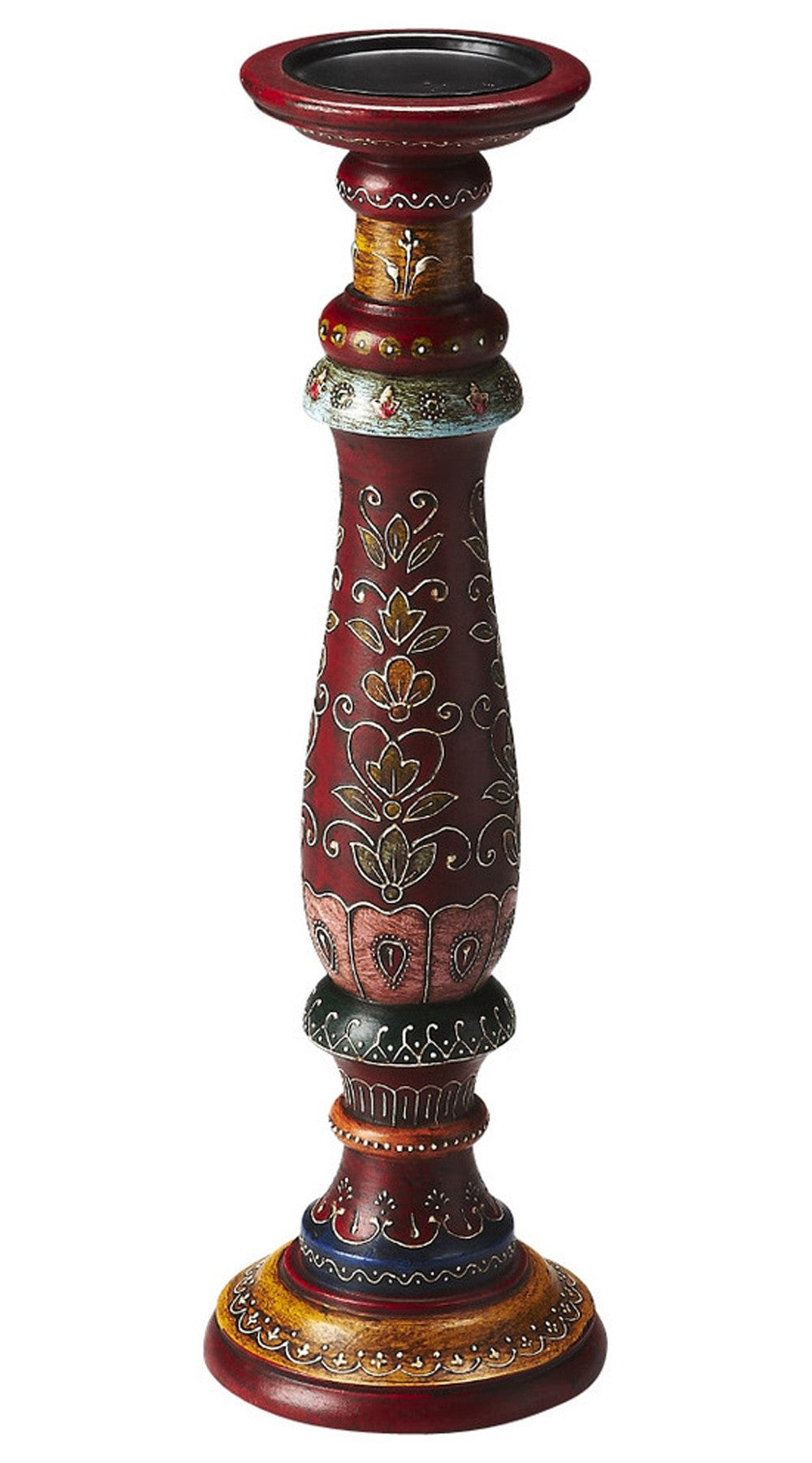 Hand Painted Candle Holder-Candle Holders-DECOROLALA