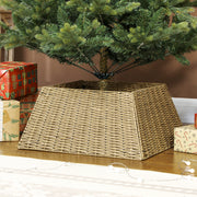 Hand-Woven Rustic Christmas Tree Collar - Natural 21.7"-Home Furnishings > Holiday & Seasonal > Christmas Trees-DECOROLALA