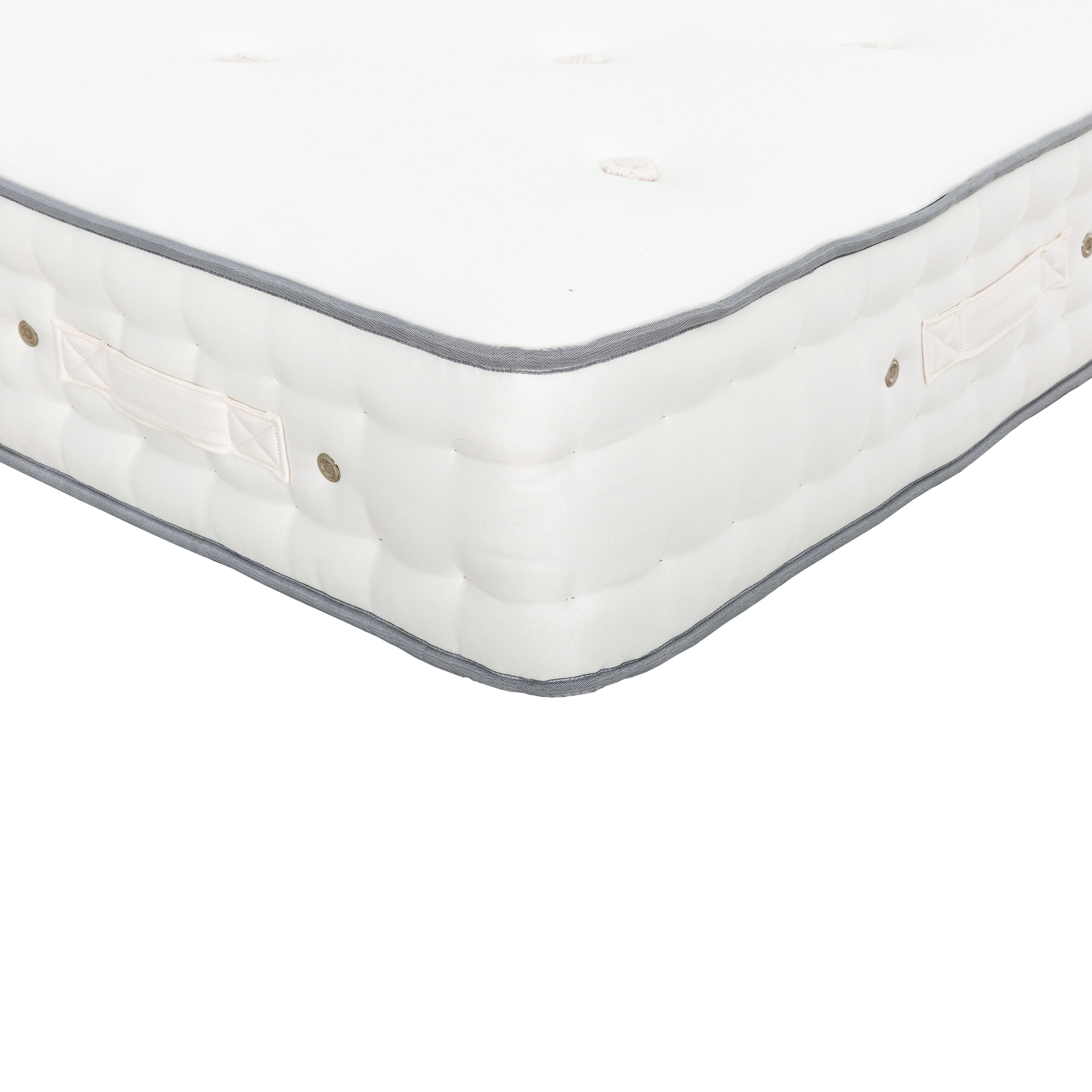 Handmade Bed Classic 13 in. Pocket Spring with Wool Hybrid Mattress-Bedroom-DECOROLALA