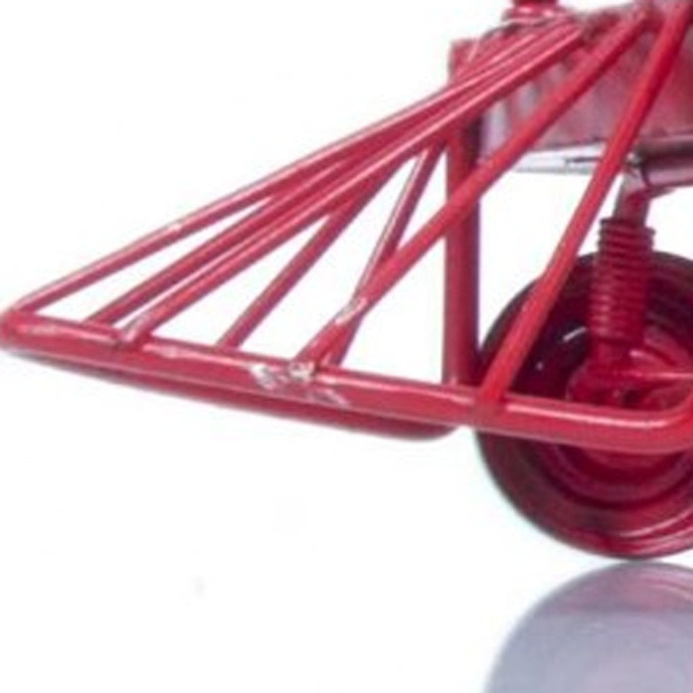 Handmade Tin Christmas Train Model-Sculptures-DECOROLALA