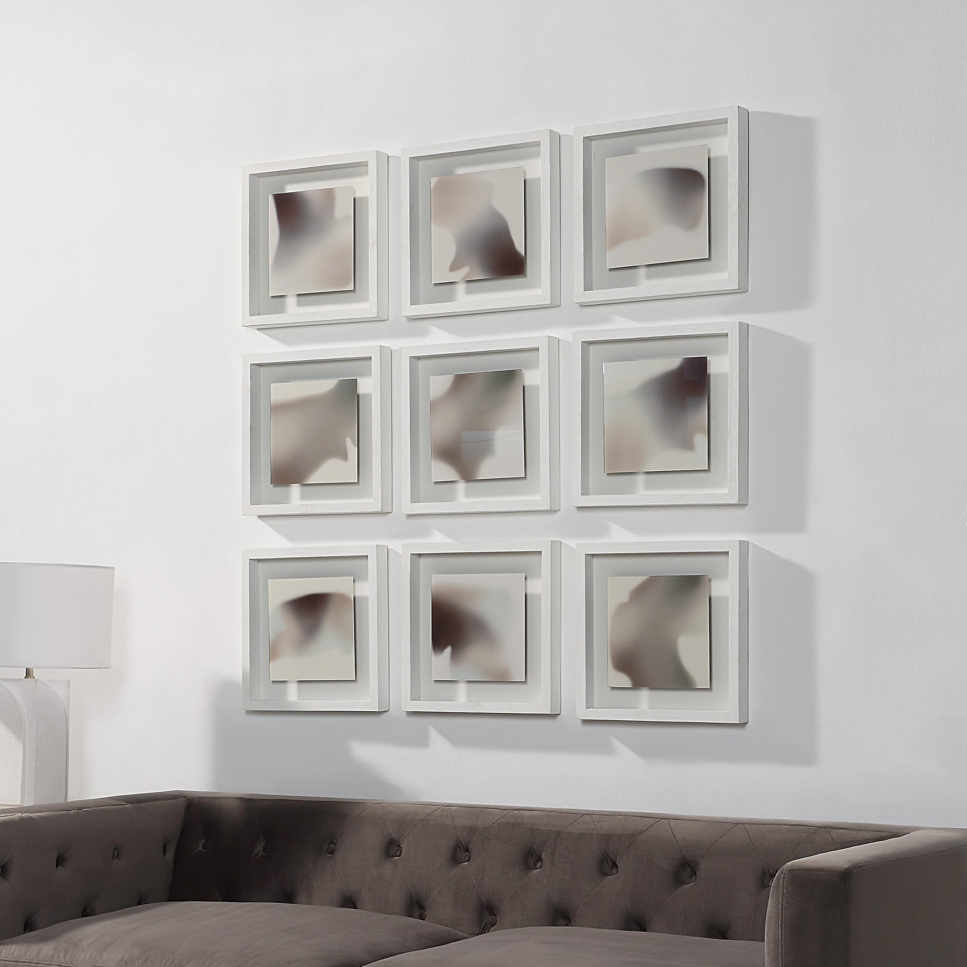 Harding 16" Wide Wall Decor, White-Wall Art-DECOROLALA