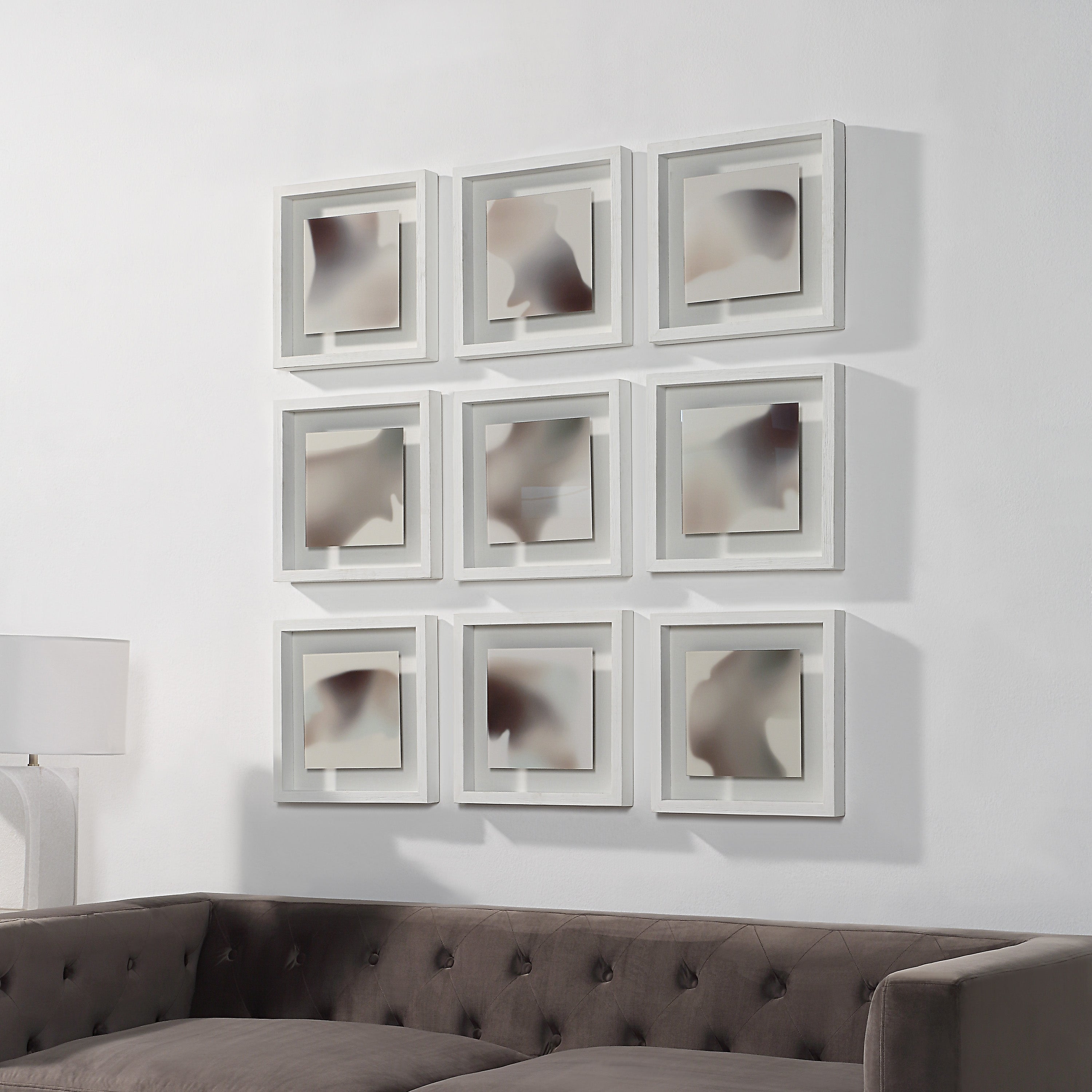 Harding 16" Wide Wall Decor, White-Wall Art-DECOROLALA