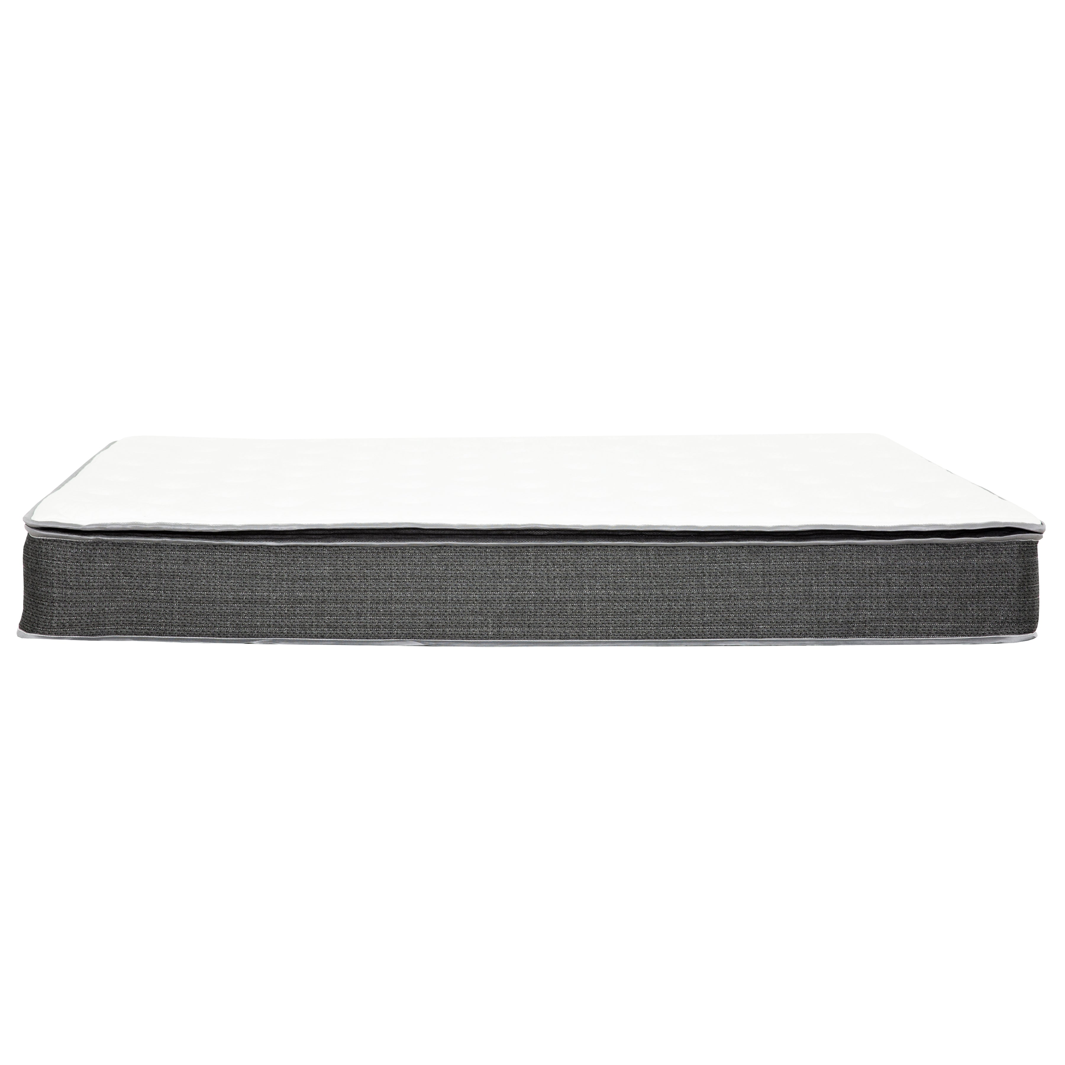 Harmony 10 in. Pillow Top Pocket Coil Hybrid Mattress-Bedroom-DECOROLALA
