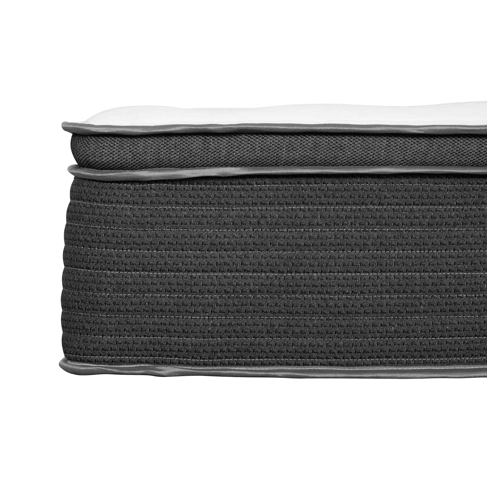 Harmony 12 in. Euro Top Pocket Coil Hybrid Mattress-Bedroom-DECOROLALA