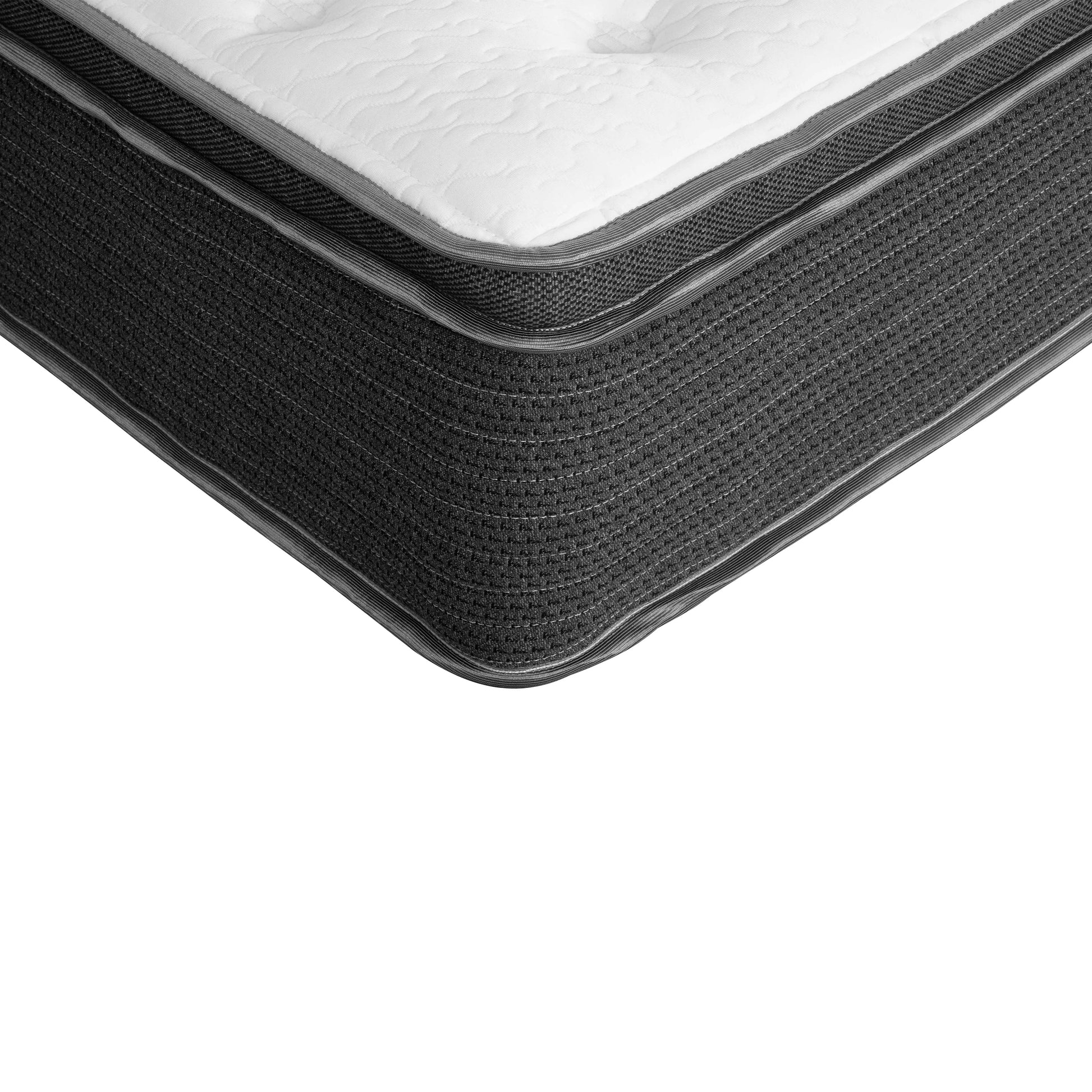 Harmony 12 in. Euro Top Pocket Coil Hybrid Mattress-Bedroom-DECOROLALA