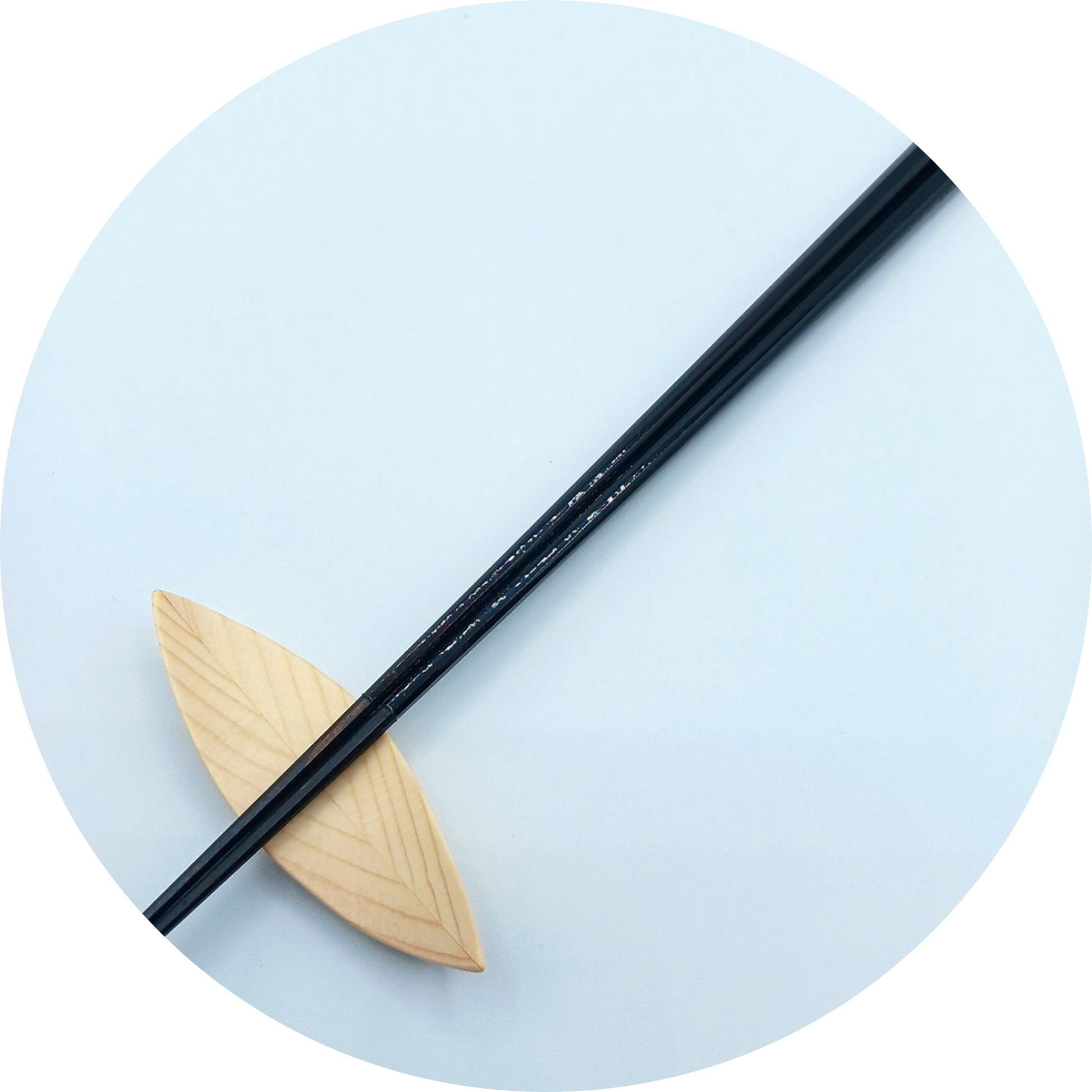 Hashi-Coo Decade Black Octagon Japanese Chopsticks-0