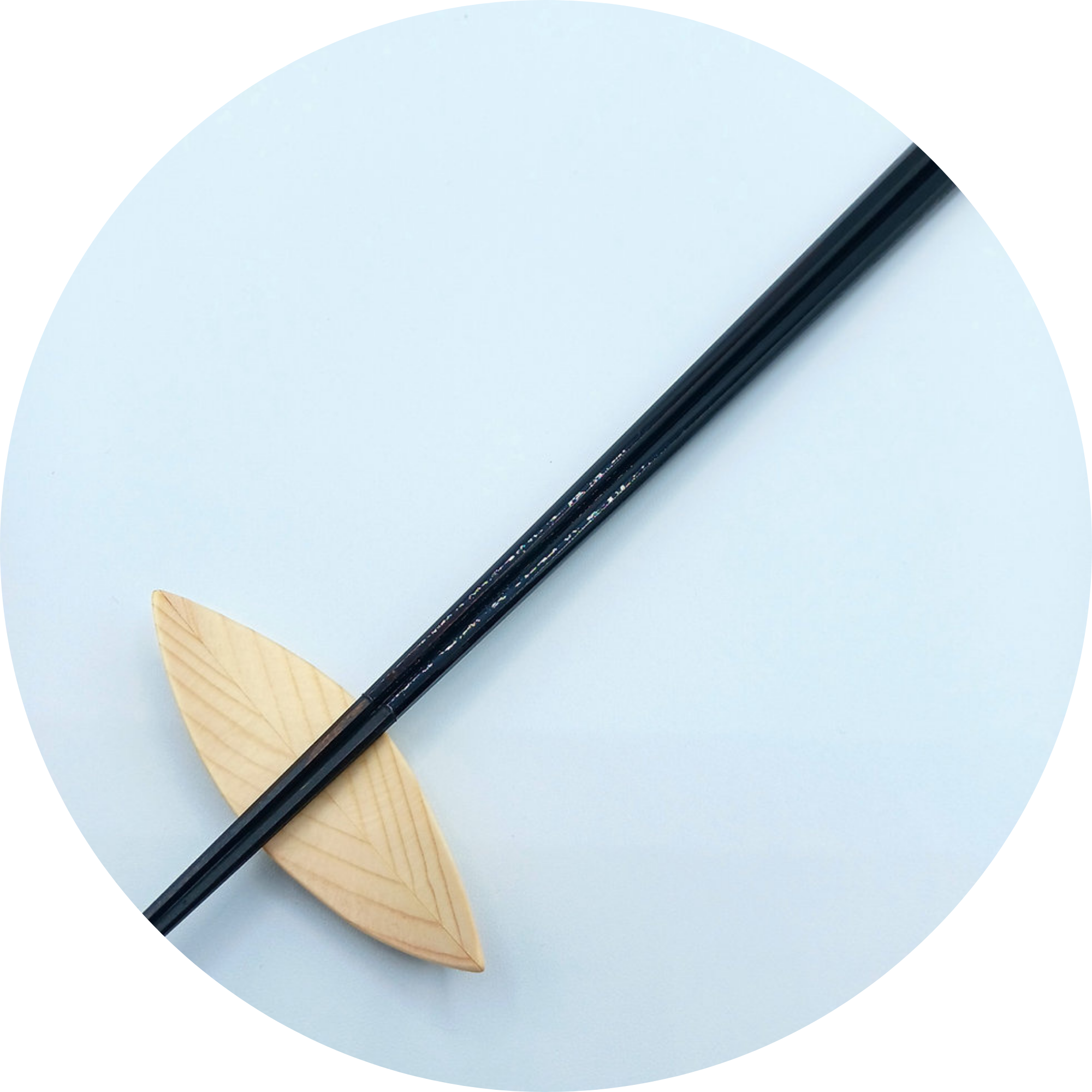 Hashi-Coo Decade Black Octagon Japanese Chopsticks-0
