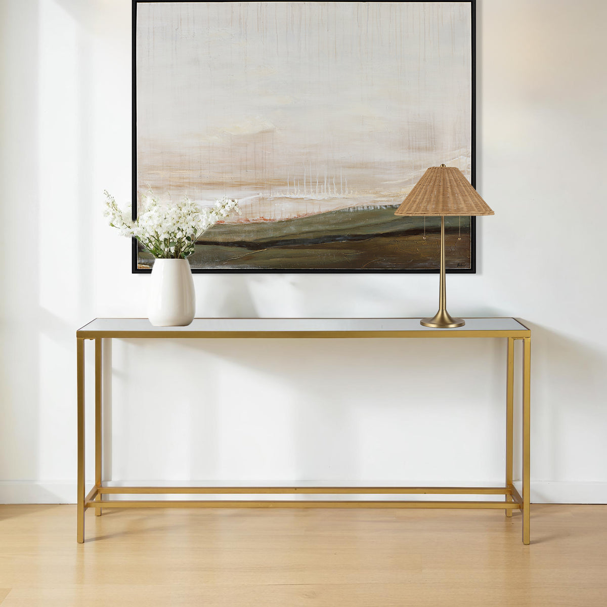 Havana Indoor Iron Table, Gold-Tables-DECOROLALA