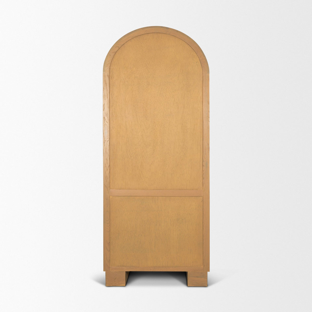 Hawthorne Solid Oak Wood w/ Glass Curio Cabinet-Cabinets-DECOROLALA