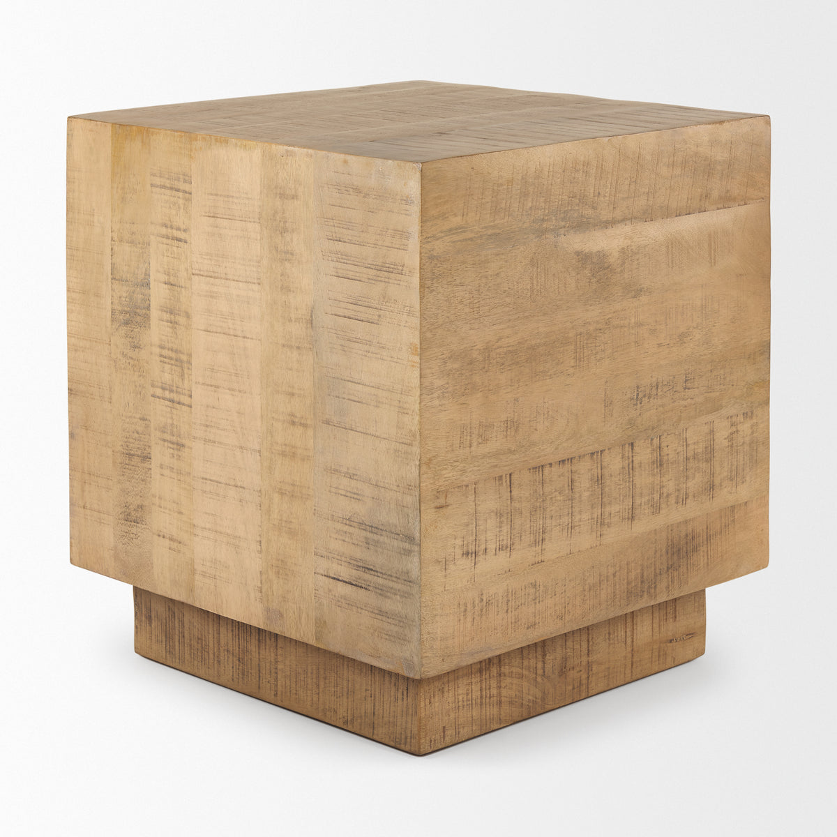 Hayden Dark Brown Wood End/Side Table-End and Side Tables-DECOROLALA
