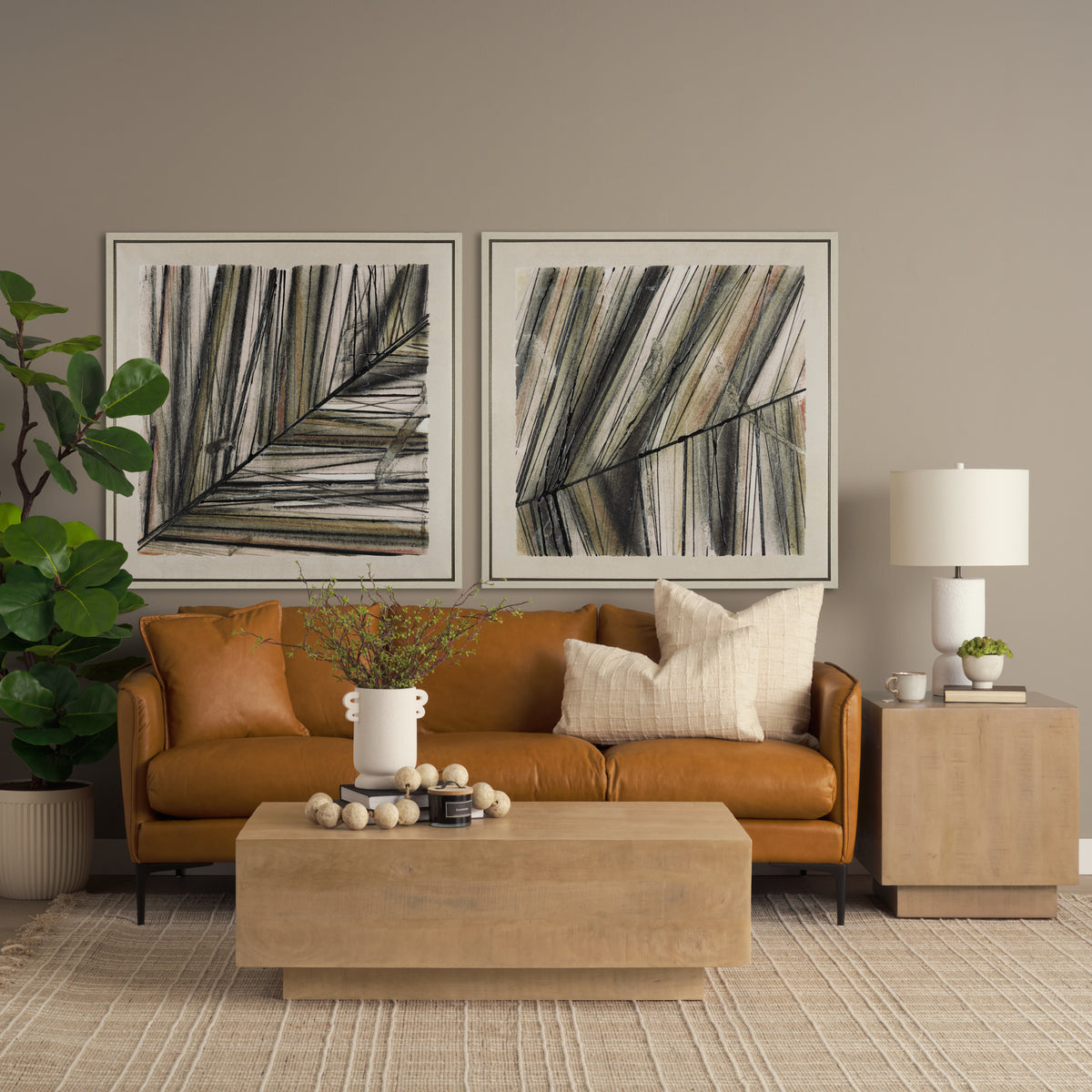 Hayden Dark Brown Wood End/Side Table-End and Side Tables-DECOROLALA