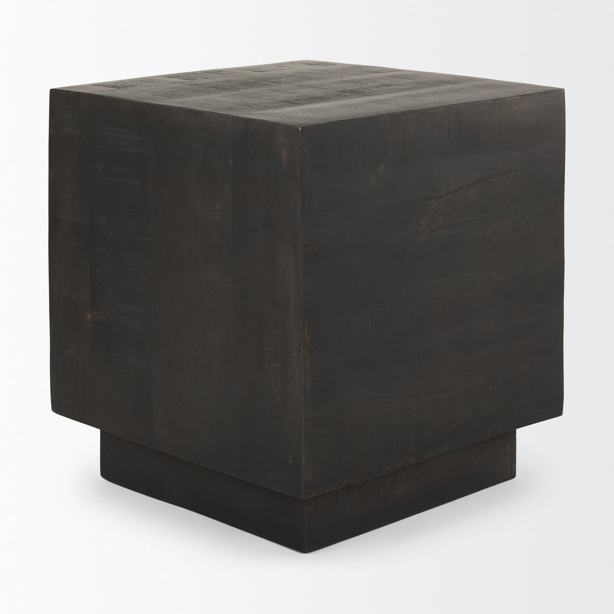 Hayden Dark Brown Wood End/Side Table-End and Side Tables-DECOROLALA