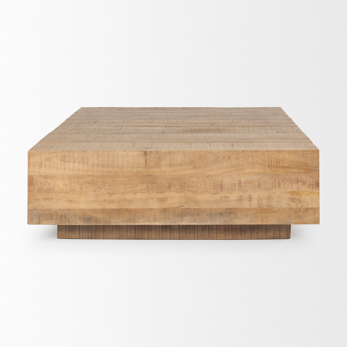 Hayden Dark Brown Wood Square Coffee Table-Coffee Tables-DECOROLALA