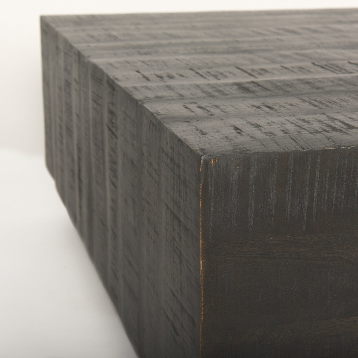Hayden Dark Brown Wood Square Coffee Table-Coffee Tables-DECOROLALA