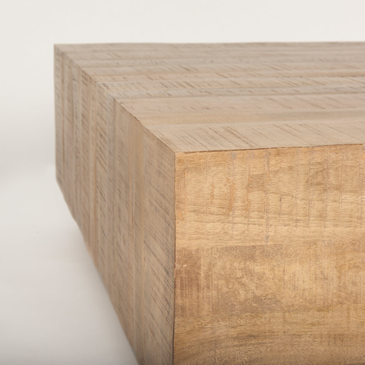 Hayden Dark Brown Wood Square Coffee Table-Coffee Tables-DECOROLALA