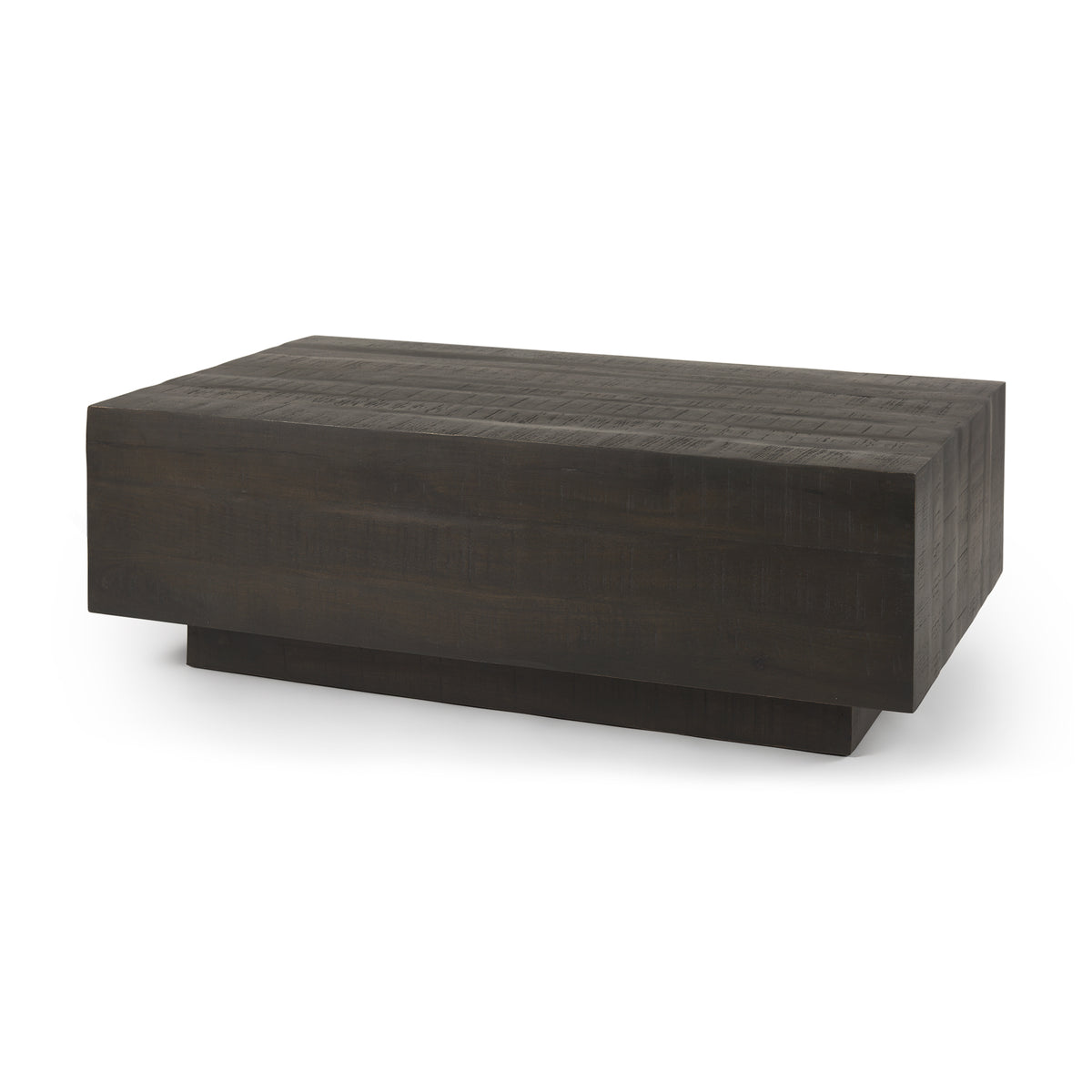 Hayden Light Brown Wood Rectangular Coffee Table-Coffee Tables-DECOROLALA