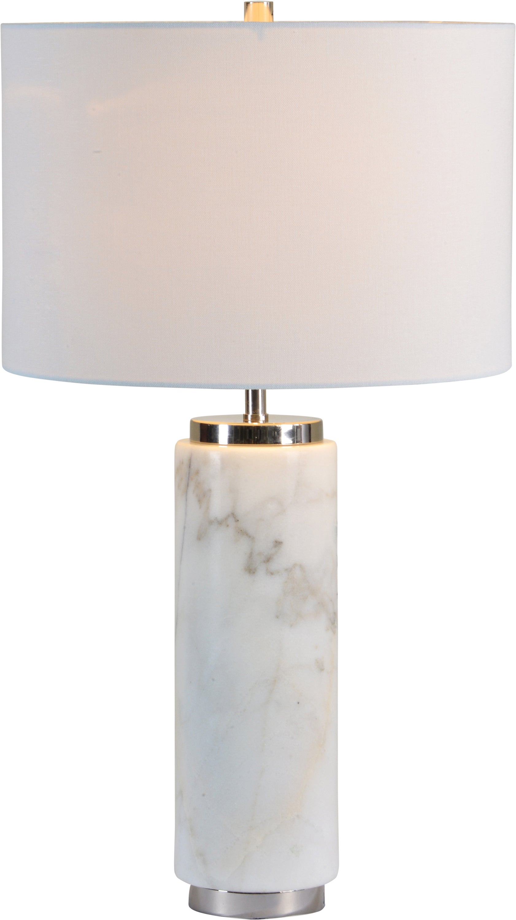 Heathcroft 26.5" Length Table lamp, White-Table lamp-DECOROLALA
