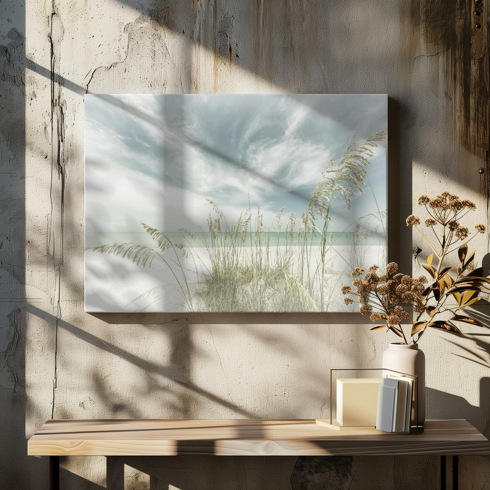 Heavenly calmness on the beach-canvas-DECOROLALA