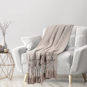 Heavy Knit Oversized Throw Blanket-Throw Blankets-DECOROLALA