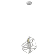 Hedron 1-Light White Pendant-Pendants-Hanging Lights-DECOROLALA