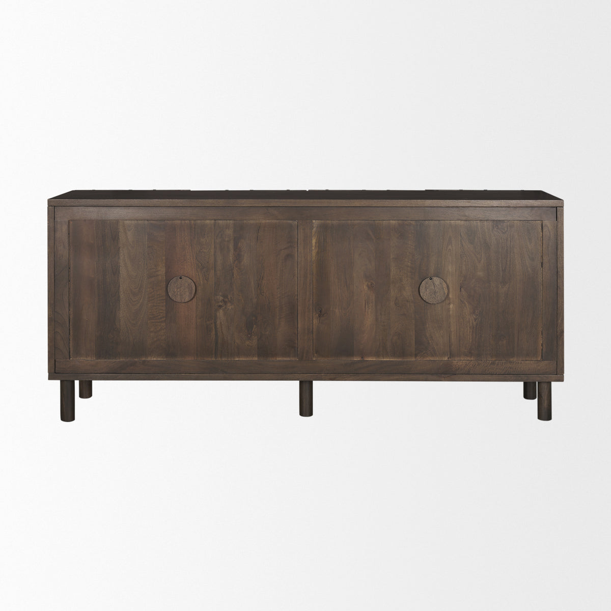 Heera Light Diamond w/ Shelf Motif Sideboard-Sideboards & Buffets-DECOROLALA