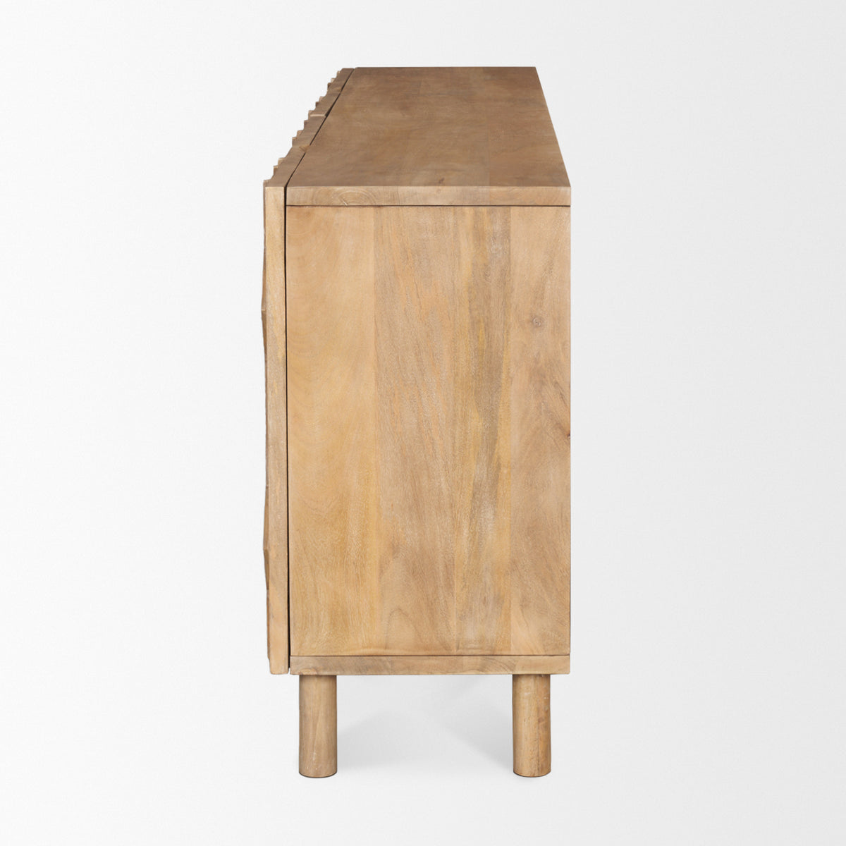 Heera Light Diamond w/ Shelf Motif Sideboard-Sideboards & Buffets-DECOROLALA