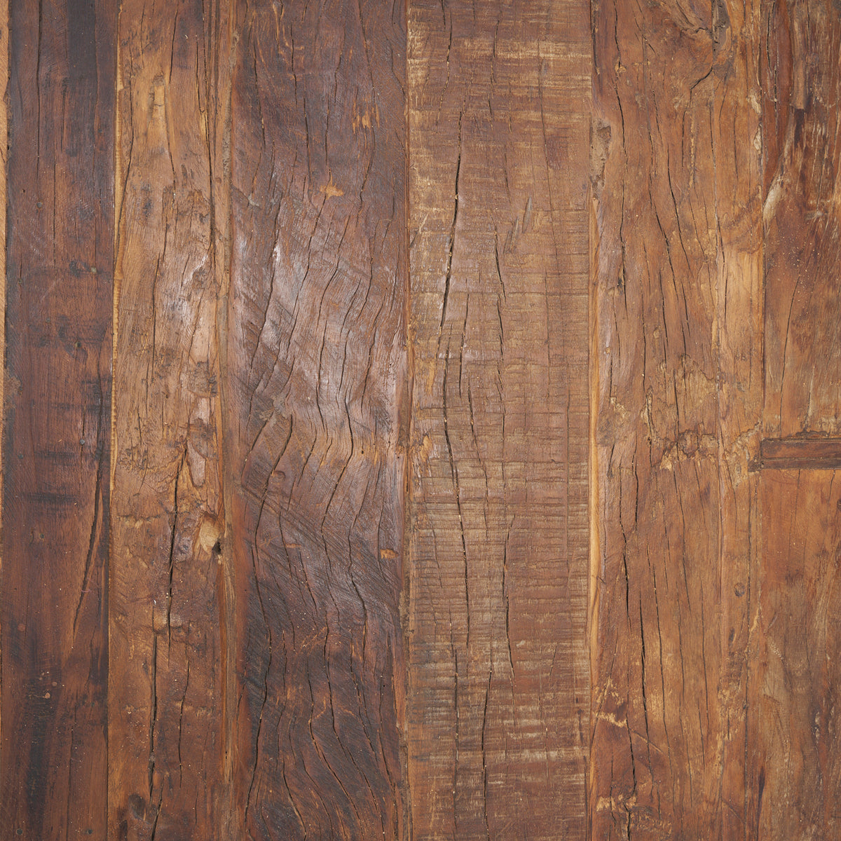 Heidi Reclaimed Brown Wooden Coffee Table-Coffee Tables-DECOROLALA