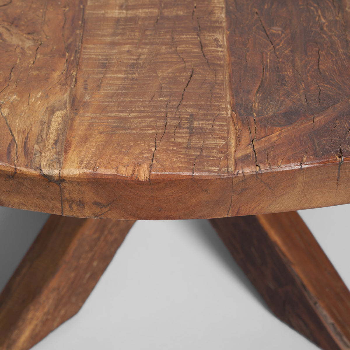Heidi Reclaimed Brown Wooden Coffee Table-Coffee Tables-DECOROLALA