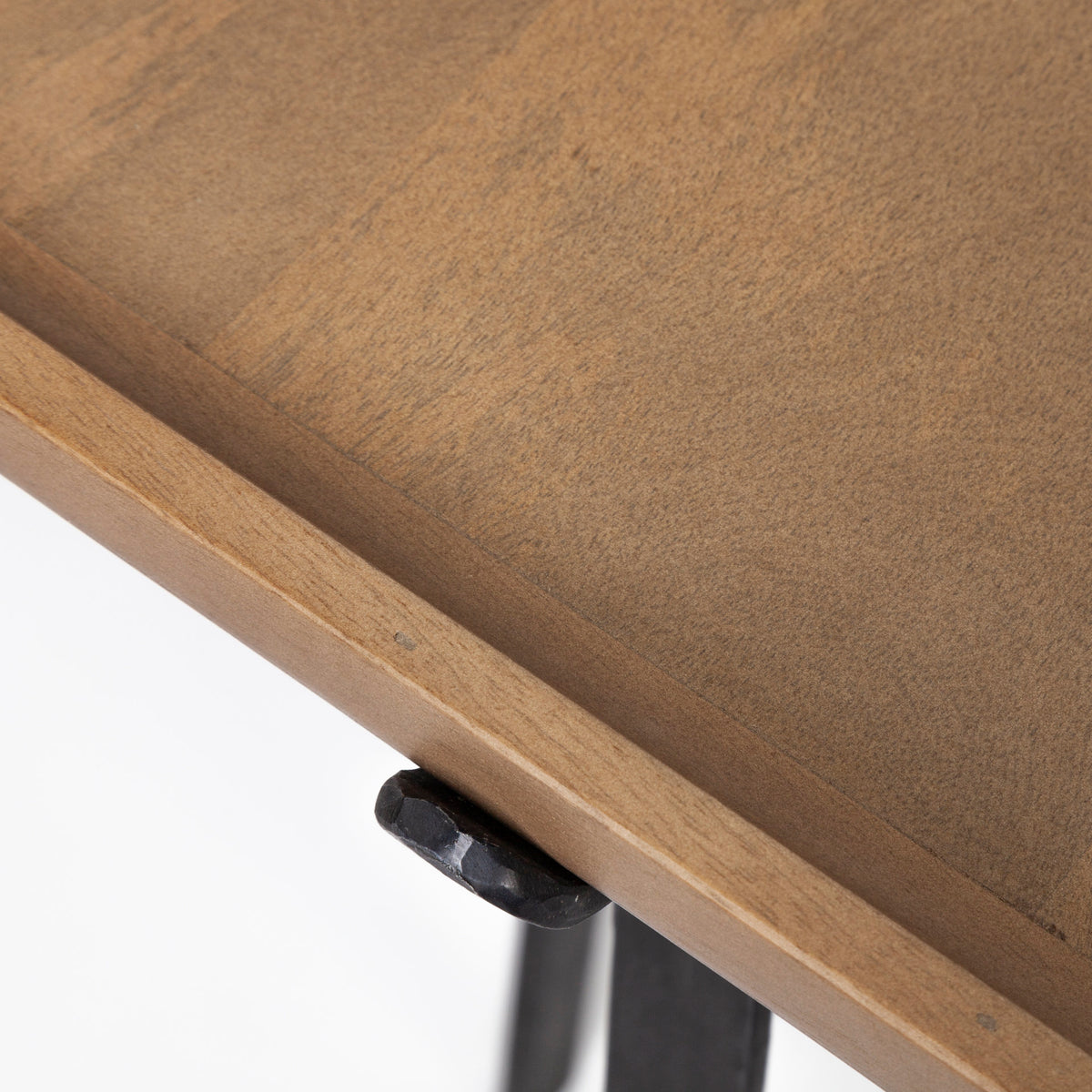 Helios II 60L x 14W x 29H Rectangular Brown Raised Edge Top Console Table-Console Tables-DECOROLALA