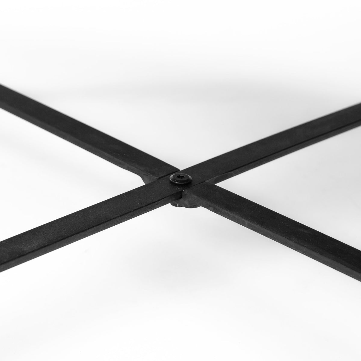 Helios (Set of 2) Brown Solid Wood Top Black Metal Base Nesting Coffee Tables-Coffee Tables-DECOROLALA