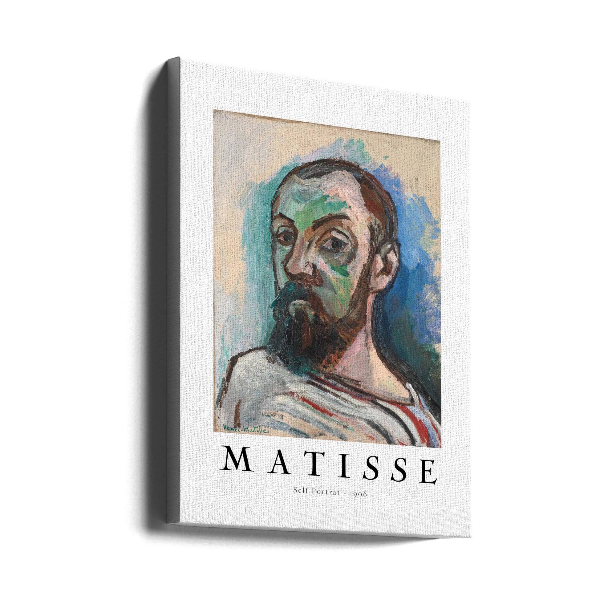 Henri Matisse Self Portrait 1906 Canvas Print-canvas prints-DECOROLALA