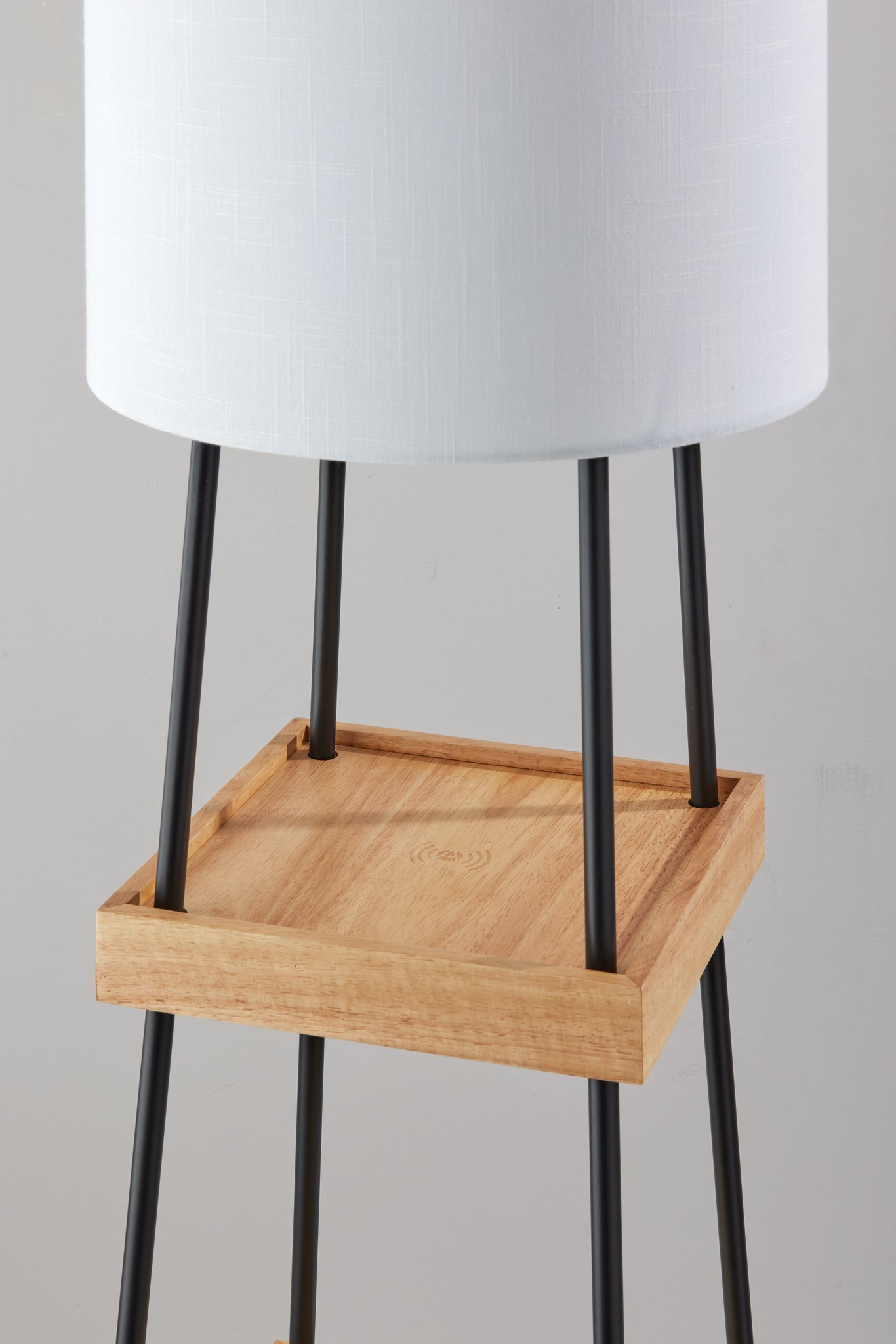 Henry AdessoCharge Shelf Floor Lamp- Natural-Lighting-DECOROLALA