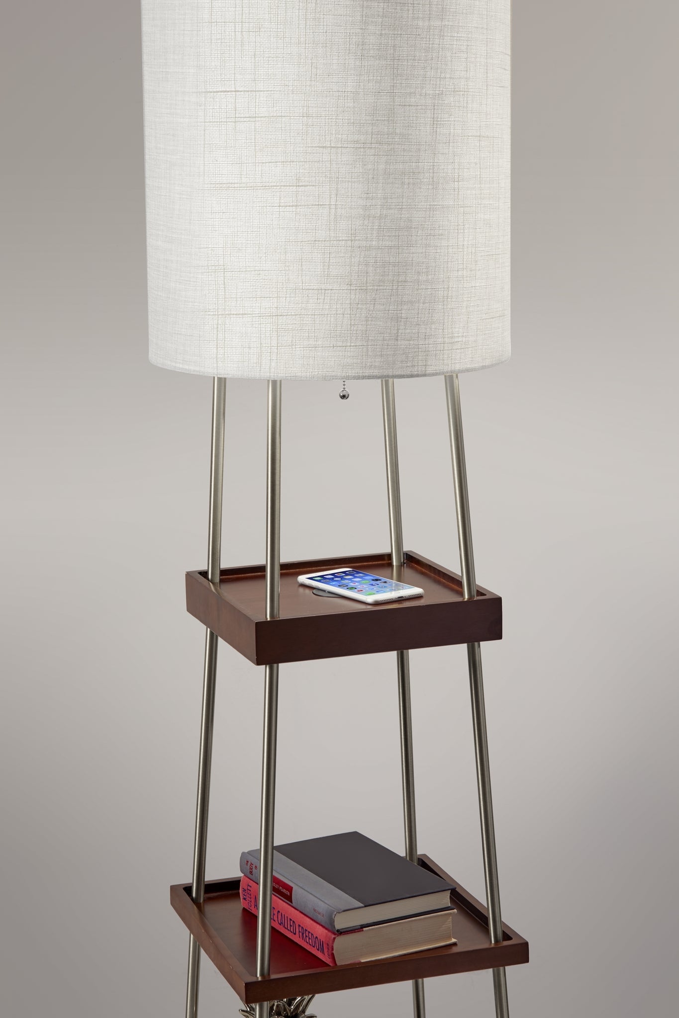 Henry AdessoCharge Shelf Floor Lamp - Qi Wireless-Lighting-DECOROLALA