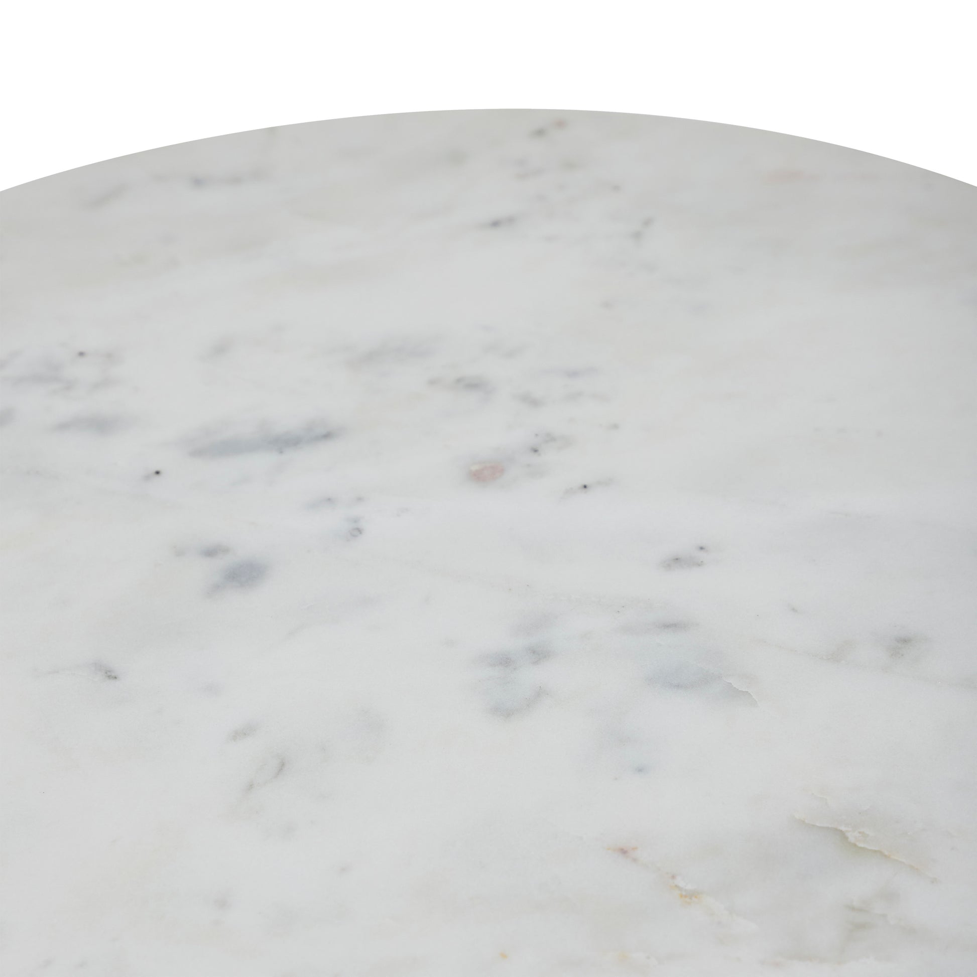 Hera Indoor Cast Aluminum Side Table, Antique Brass-End Table-DECOROLALA