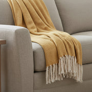 Herringbone Knit Throw Blanket-Throw Blankets-DECOROLALA