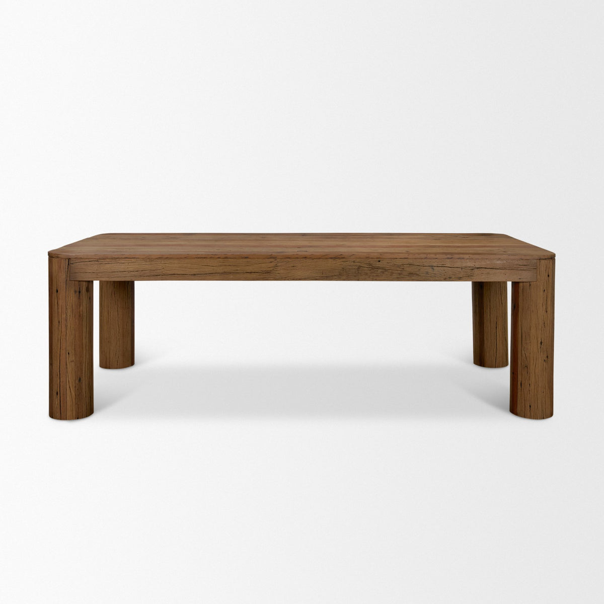 Hewitt 94"L x 42"W Rectangular Dining Table | Modern | Smooth Reclaimed Wood | Seats 8-Dining Tables-DECOROLALA