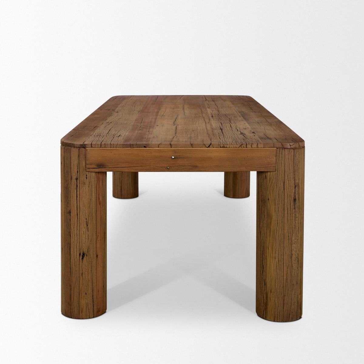 Hewitt 94"L x 42"W Rectangular Dining Table | Modern | Smooth Reclaimed Wood | Seats 8-Dining Tables-DECOROLALA