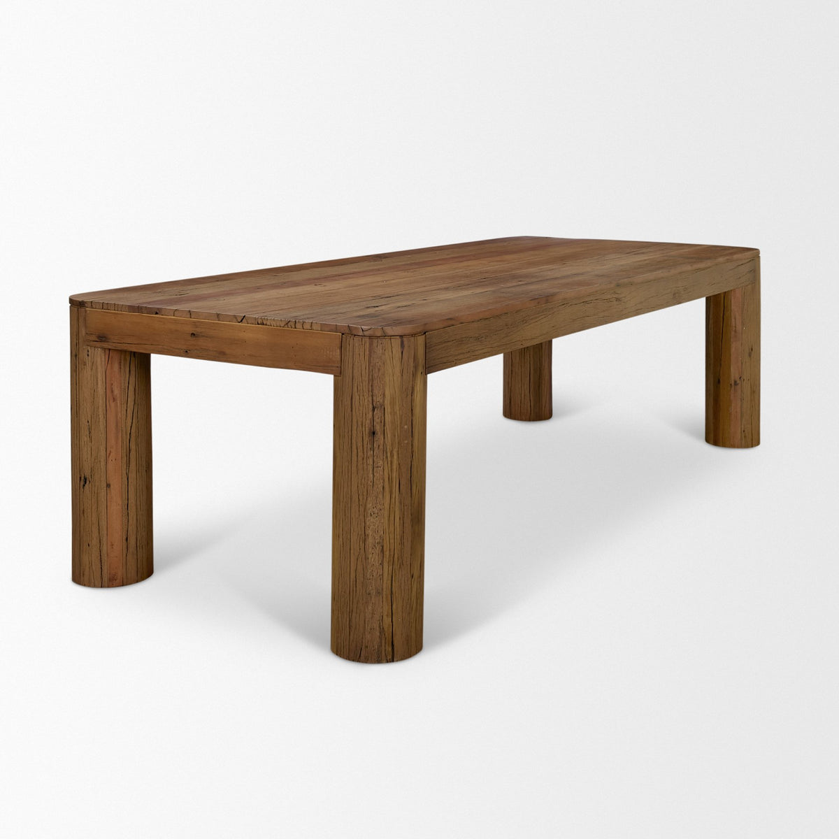 Hewitt 94"L x 42"W Rectangular Dining Table | Modern | Smooth Reclaimed Wood | Seats 8-Dining Tables-DECOROLALA