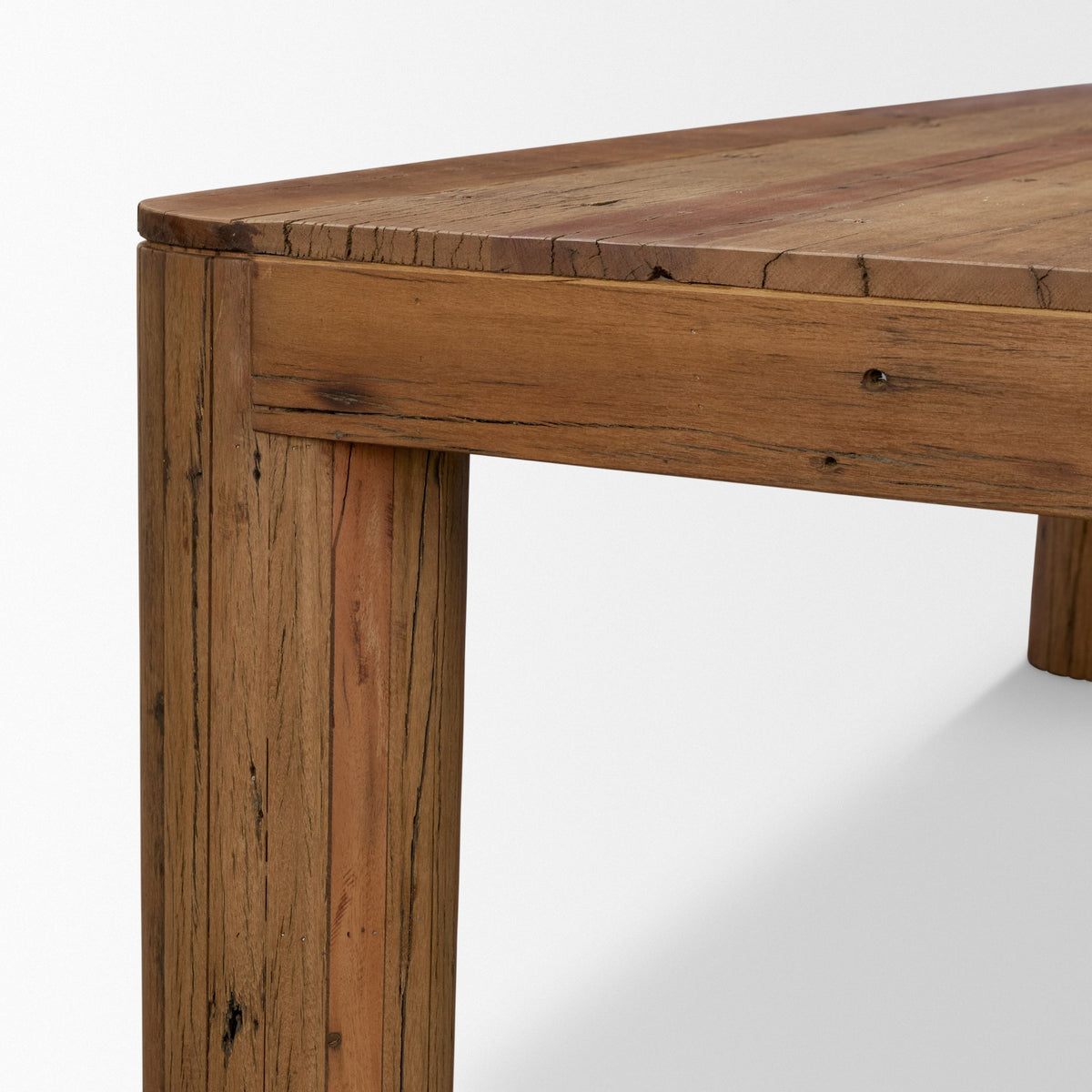 Hewitt 94"L x 42"W Rectangular Dining Table | Modern | Smooth Reclaimed Wood | Seats 8-Dining Tables-DECOROLALA