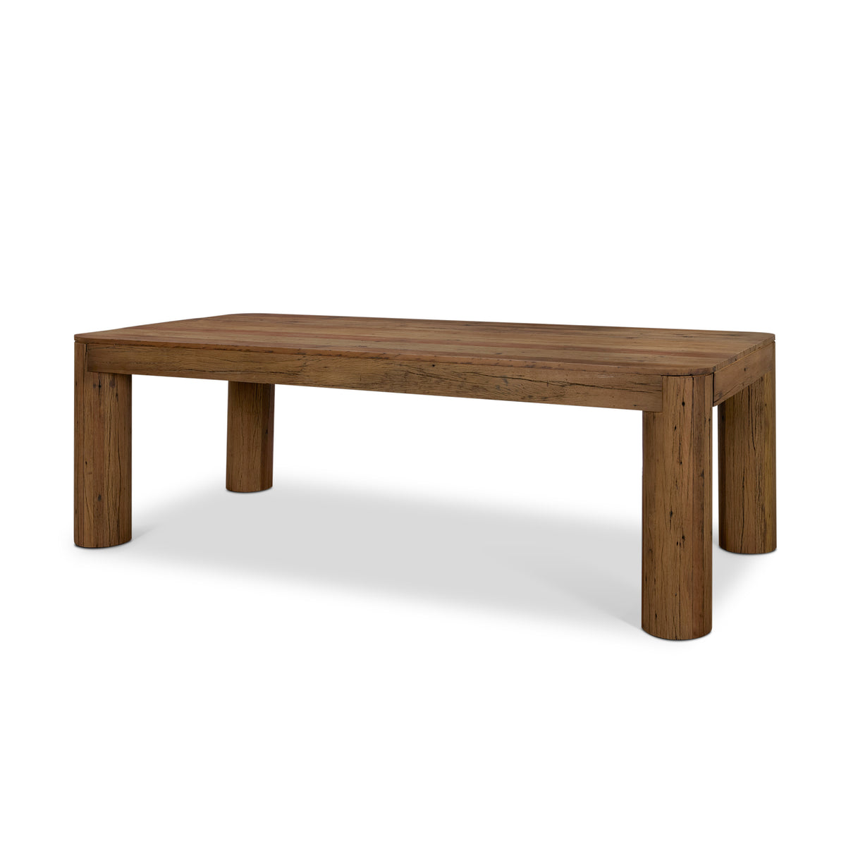 Hewitt Rectangular Reclaimed Wood Dining Table-Dining Tables-DECOROLALA