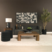 Hewitt Square Smooth Reclaimed Wood Coffee Table-Coffee Tables-DECOROLALA
