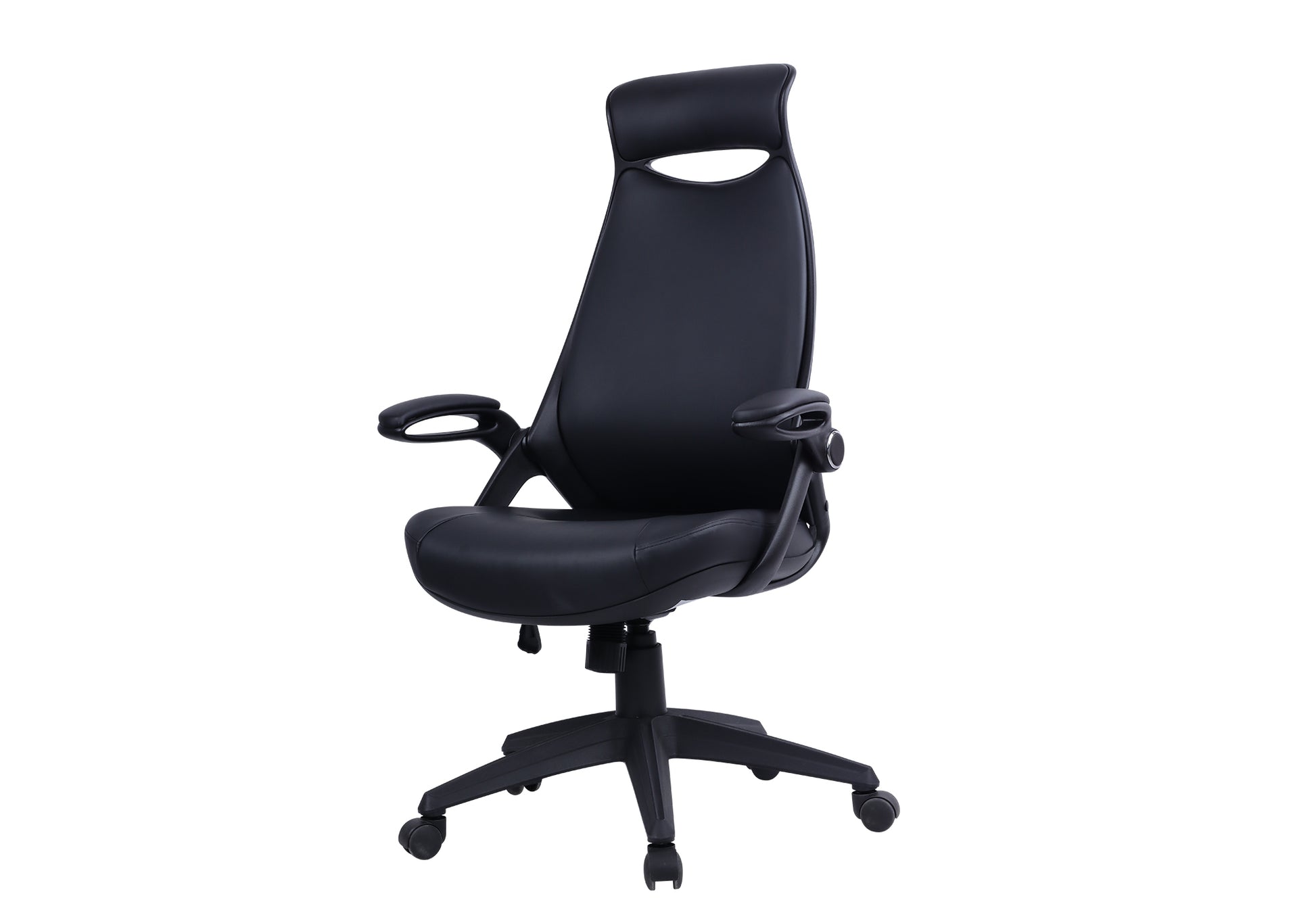 High-Back Executive Office Chair Black Mesh-Computer Desk-DECOROLALA