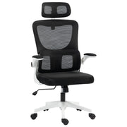 High Back Mesh Office Chair - Black Lumbar Support-Office Products > Office Furniture > Office Chairs > Task Chairs-DECOROLALA
