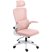 High Back Mesh Office Chair - Pink Adjustable Height-Office Products > Office Furniture > Office Chairs > Task Chairs-DECOROLALA