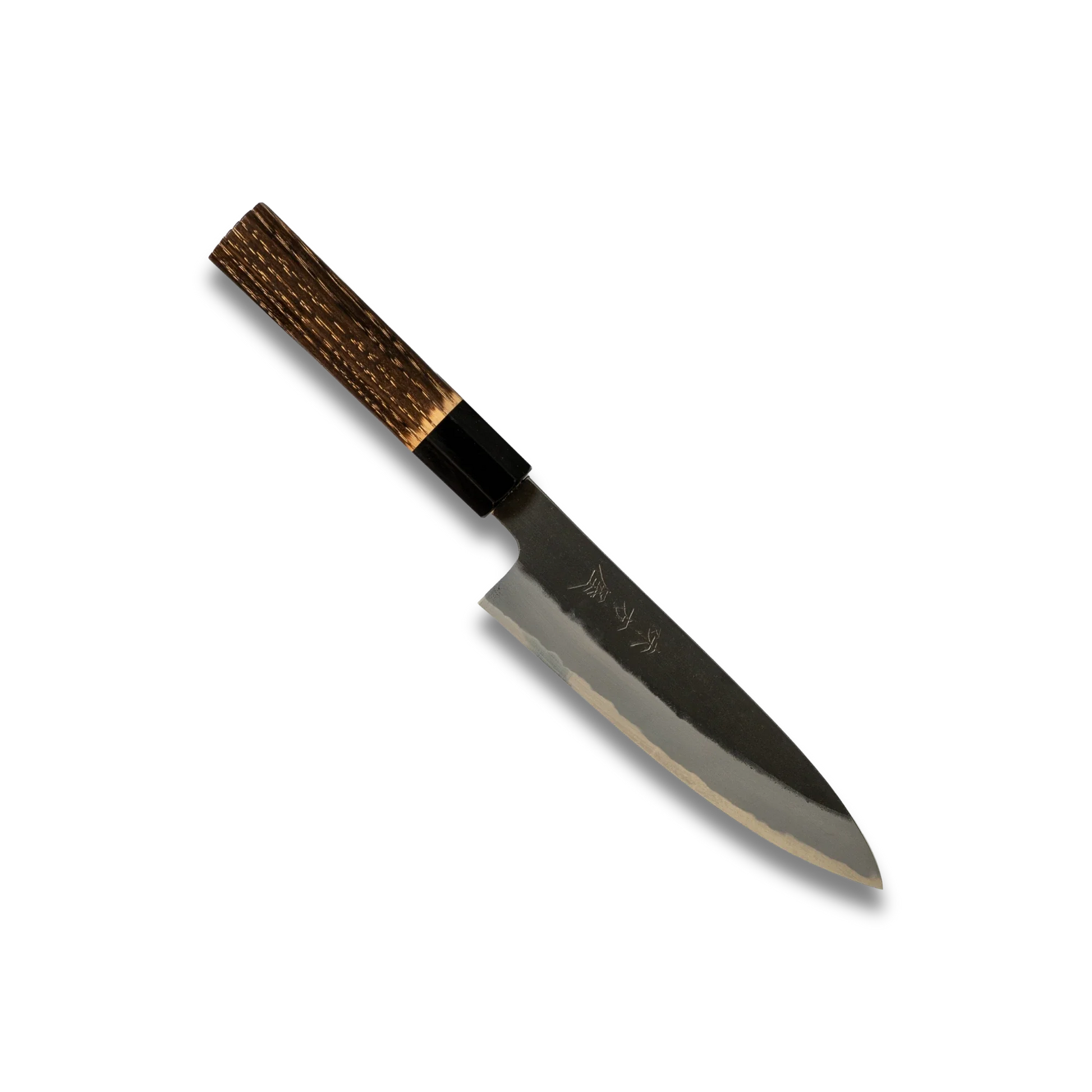 Hinoura Ajikataya 150mm Petty Knife  White #2  Kurouchi Finish-Petty Knife-DECOROLALA