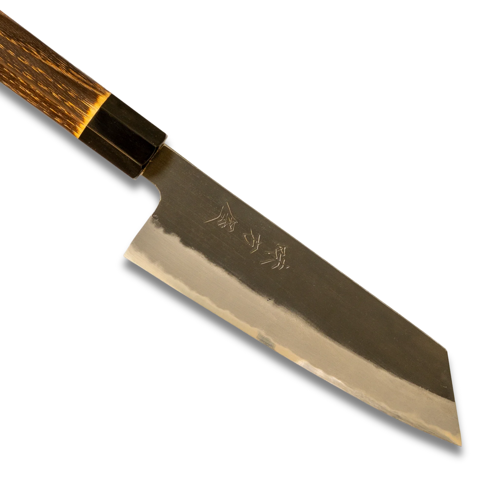 Hinoura Ajikataya 180mm Bunka Knife  White #2 | Kurouchi Finish-Santoku Knife-DECOROLALA