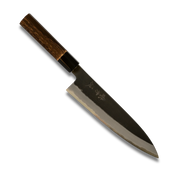 Hinoura Ajikataya 210mm Gyuto Knife  White #2 Carbon Steel | Kurouchi Finish-Gyuto-DECOROLALA